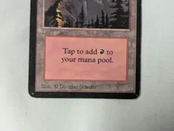 Mountain MtG Magic the Gathering Alpha Edition LP - Image 4