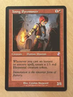 Magic the Gathering MTG Young Pyromancer Time Spiral Remastered NM - Image 1