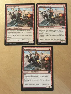 Magic the Gathering MTG 1x Marauding Mako Aetherdrift NM - Image 1