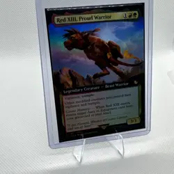 MTG: Final Fantasy Red XIII Proud Warrior Extended Art FOIL #0181 - Image 3