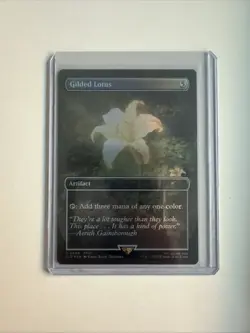 Gilded Lotus Mtg Magic The Gathering Final Fantasy Promo Card - Image 1