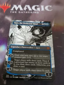 Mtg. Jace, the Perfected Mind. Borderless. Phyrexia: All Will Be One. Nm - Image 1