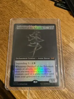 MTG: Duskmourn: Foil Extended Art Overlord of the Balemurk: NM-Mt - Image 1