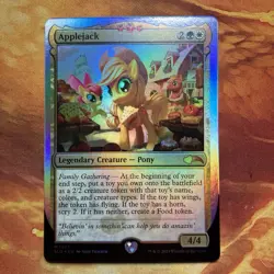 MTG Foil Applejack Secret Lair: Ponies: The Galloping 2 | Extra Life 2023 NM!! - Image 1