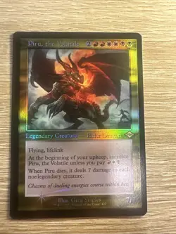 Piru, the Volatile Retro Foil-Etched x1 - Modern Horizons 2 - MTG - Near Mint - Image 1