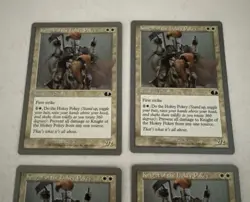 MTG X4 * Knight of the Hokey Pokey X4 NM/M Unplayed Unglued Regular SellbyCyn - Image 2