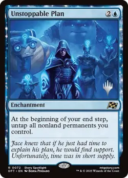 Unstoppable Plan Promo Pack Aetherdrift NM MTG - Image 1