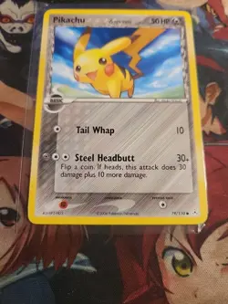 Pikachu 79/110 Holon Phantoms Delta Species Pokemon TCG Card Common 2006 LP - Image 2