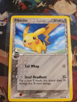 Pikachu 79/110 Holon Phantoms Delta Species Pokemon TCG Card Common 2006 LP - Image 3