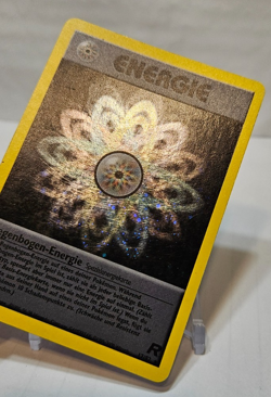 Rainbow Energy 17/82 Holo Rare Unlimited Team Rocket GERMAN Pokemon 7328 - Image 3