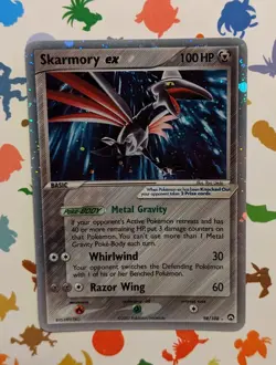 Pokemon TCG Skarmory ex 98/108 Power Keepers Holo English 2007 - Image 1