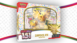 Pokemon Scarlet & Violet 151 Zapdos EX Collection Box Bundle of 3 - Image 1