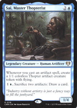 [MTG] Sai, Master Thopterist (0118) (CMM) NM - Image 1