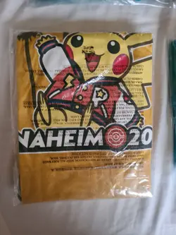 Pokemon TCG: World Championship Anaheim 2025 Pikachu Tee XL Varsity - Image 1