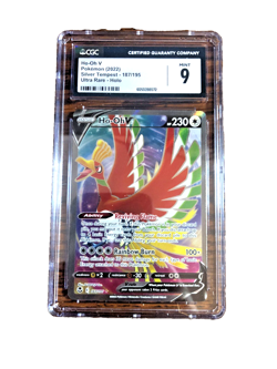 Ho-Oh V Full Art Ultra Rare #187 - CGC MINT 9 - 2022 SV Silver Tempest - Pokemon - Image 1