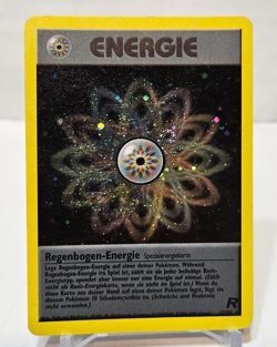 Rainbow Energy 17/82 Holo Rare Unlimited Team Rocket GERMAN Pokemon 7327 - Image 1