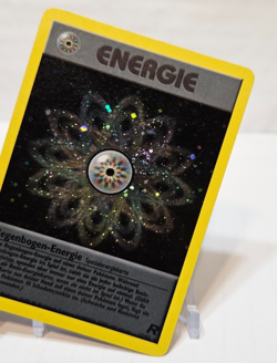 Rainbow Energy 17/82 Holo Rare Unlimited Team Rocket GERMAN Pokemon 7327 - Image 4
