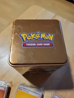 Pokemon TCG Tin With 3 Unopened Packs Of Energy Cards - Image 5