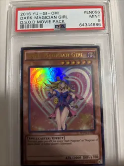 2016 DARK MAGICIAN GIRL 1ST ED DSOD MOVIE PACK PSA 9 MINT #EN056 YUGIOH KONAMI - Image 1