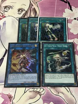 Yugioh! 3x NM (Ultra) Sky Striker Mobilize - Engage! With Kagari Hornet Drones - Image 1
