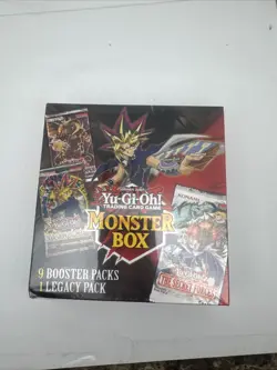 Yugioh Monster Mystery Box 9 Packs + 1 Legacy Pack New Factory Sealed 2020 728192517051 - Image 1