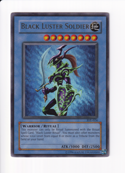 Black Luster Soldier #SYE-024 YuGiOh 2004 Starter Deck: Yugi Evolution Ultra MP - Image 1