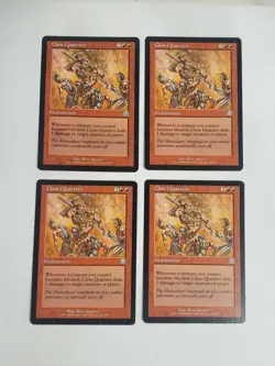 MTG Playset 4x Close Quarters (Mercadian Masques/Red/U) - BGM - Image 1