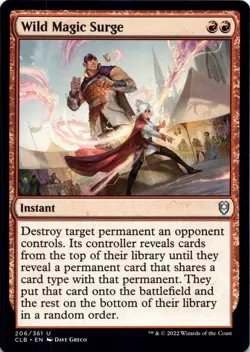 Wild Magic Surge Commander Legends: Battle for Baldur's Gate - Magic MTG NM - Image 1