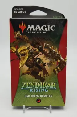 Magic The Gathering MTG ZENDIKAR RISING Red Theme Booster WOTC 35 Cards Sealed - Image 1