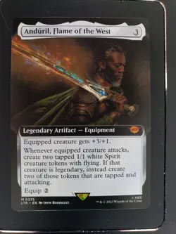 Anduril, Flame of the West Extended MTG Lord of the Rings LOTR - Image 1