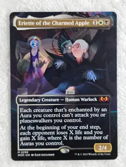 MTG Eriette of the Charmed Apple (Borderless) #299 - Wilds of Eldraine Mythic NM - Image 1