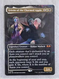 MTG Eriette of the Charmed Apple (Borderless) #299 - Wilds of Eldraine Mythic NM - Image 4