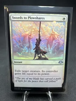 Swords to Plowshares Dominaria Remastered Foil - Image 1