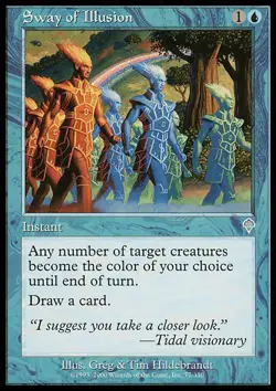Sway of Illusion Magic mtg Moderate Play, English Invasion x1 - Image 1