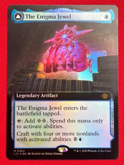 MTG Foil 1X The Enigma Jewel X1 (Extended Art) The Lost Caverns of Ixalan Magic - Image 1