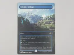 Magic The Gathering TCG Mistrise Village (Borderless) Tarkir: Dragonstorm Foil - Image 1