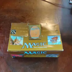 1994 Magic: the Gathering Revised Edition Empty Original Booster Pack EMPTY Box - Image 1