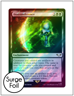 1x Biotransference, Surge Foil, Warhammer 40K, Magic MTG NM - Image 1