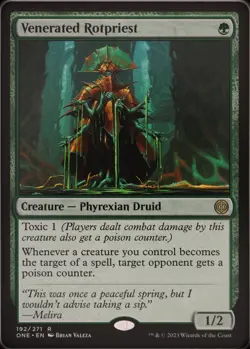 MTG Phyrexia: All Will Be One - Venerated Rotpriest - Regular - Image 1