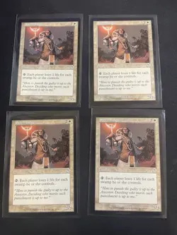 MtG X4 Stern Judge Torment Magic the Gathering (Cleric) - Image 1
