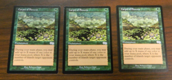 MTG Urza's Saga Green Uncommon Carpet Of Flowers x3 Unplayed - NM Cond - Image 1