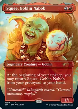 1 x Squee, Goblin Nabob - Borderless - Secret Lair - NM-Mint - MTG - Image 1