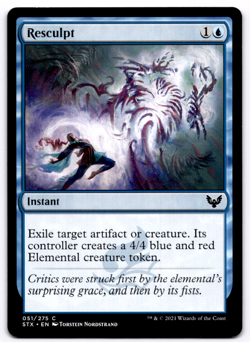 Resculpt Strixhaven: School of Mages STX MTG Magic Card Instant - Image 1