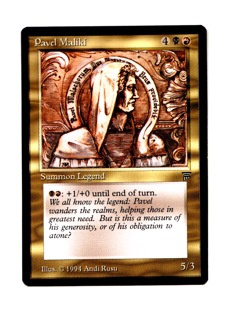 MTG Pavel Maliki SP/NM- Legends Magic the Gathering ~ Fast Shipping ~ - Image 1