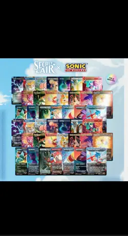 PRESALE MTG Secret Lair x SONIC: Complete FOIL Set *IN HAND* - Image 1