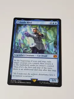 MTG - Y'shtola Rhul - Universes Beyond: Final Fantasy Regular Mythic Flicker Cat - Image 1