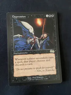 Oppression X1 LP Urza's Saga Mtg Premodern - Image 1