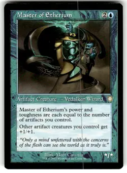 Master of Etherium (Retro Frame) Commander: the Brothers' War Regular MTG NM - Image 1