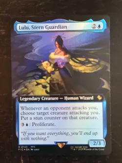 MTG Final Fantasy English Lulu, Stern Guardian Extended Art 0143 Foil - Image 1
