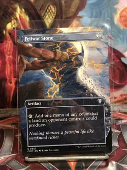 Fellwar Stone (Non-foil) [Borderless] Commander Masters 0657 Uncommon MTG - Image 1